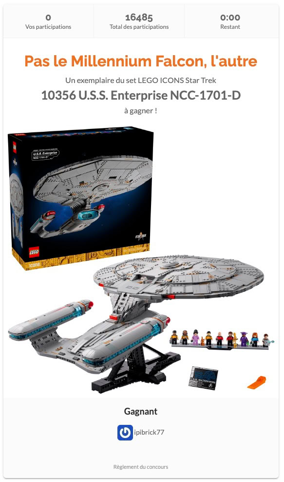 Resultaten van de Hot Bricks-wedstrijd 10356