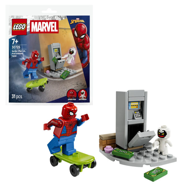 30725 lego marvel spider man vs anti venom heist polybag