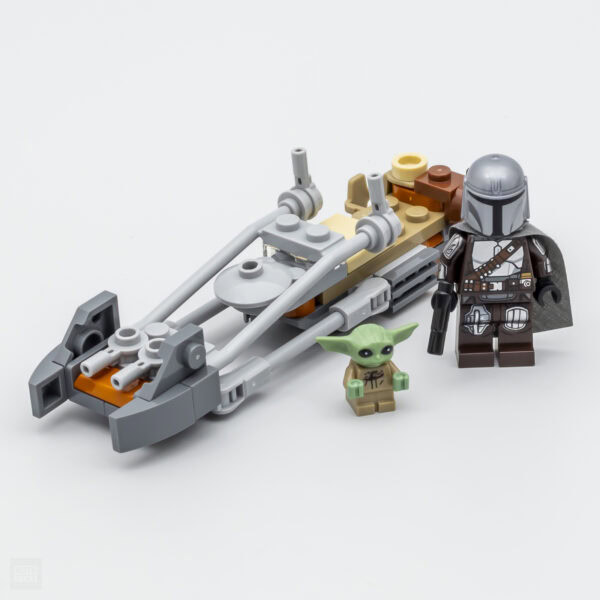 75436 lego starwars mandalorian grogu speeder bike review 1