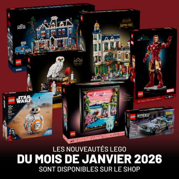Sur le Shop LEGO : les nouveautés de janvier 2026 sont disponibles