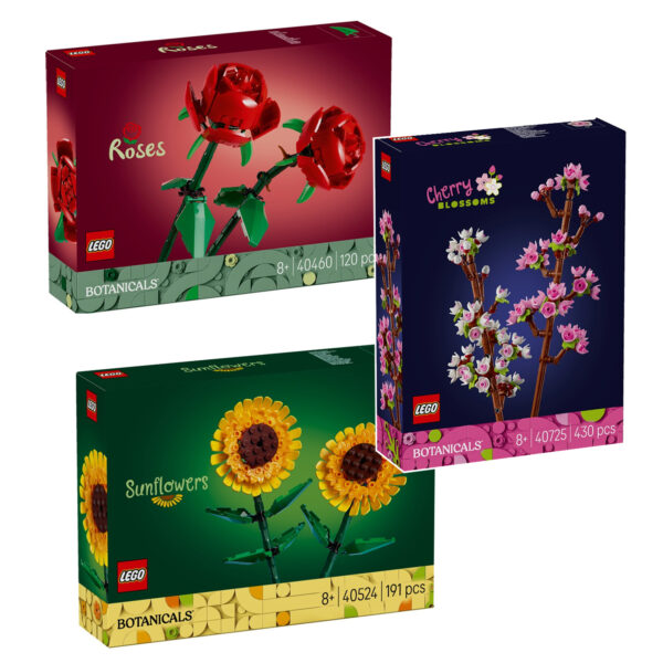 LEGO BOTANICALS : changement d'emballage pour trois sets en 2026