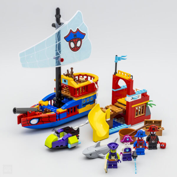11208 lego marvel team spidey pirate ship review 1