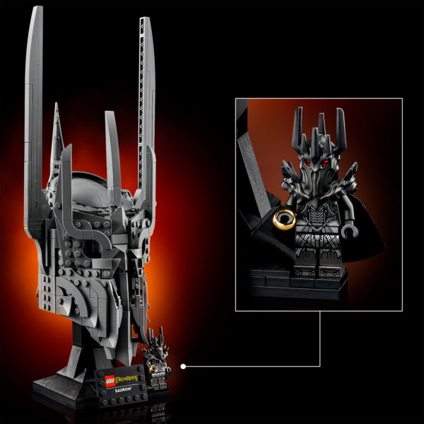 11373 lego icons the lord of the rings sauron helmet 6