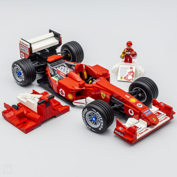 11375 lego icons ferrari f2004 michael schumacher review 5