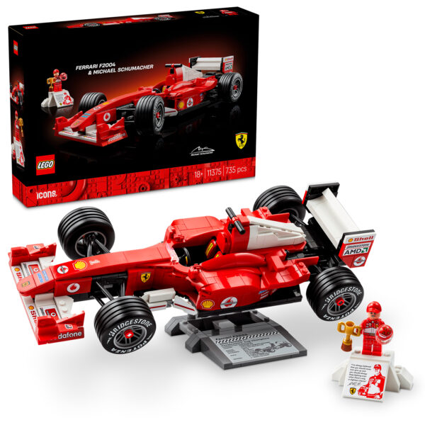 Nouveauté LEGO ICONS 2026 : le set 11375 Ferrari F2004 & Michael Schumacher est en précommande sur le Shop