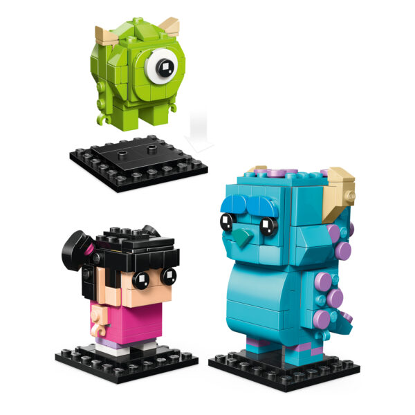 40861 lego brickheadz disney pixar monsters inc sulley mike boo figures 3