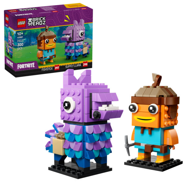 40881 lego brickheadz fortnite supply llama fishstick 1