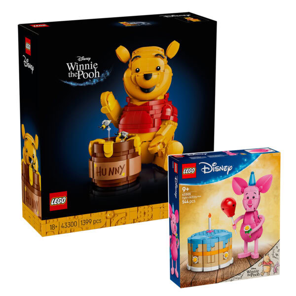 Nouveautés LEGO Disney 2026 : 43300 Winnie the Pooh & 43305 Piglet's Birthday Fun