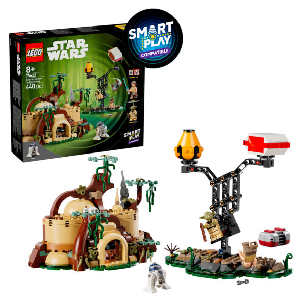 75422 lego starwars yoda hut and jedi training smart play 1