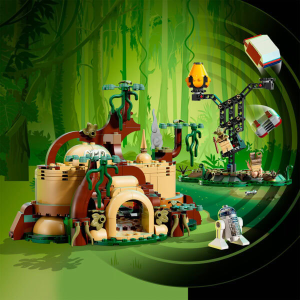 75422 lego starwars yoda hut and jedi training smart play 4