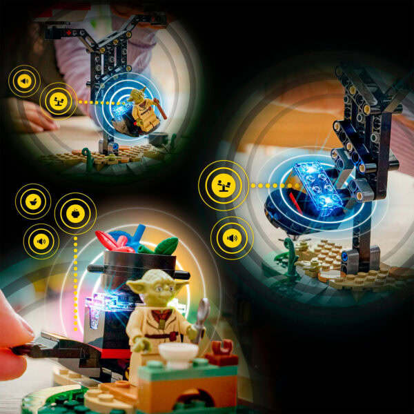 75422 lego starwars yoda hut and jedi training smart play 5