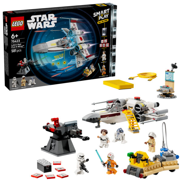 75423 lego starwars luke red five xwing 1