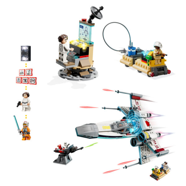 75423 lego starwars luke red five xwing 2