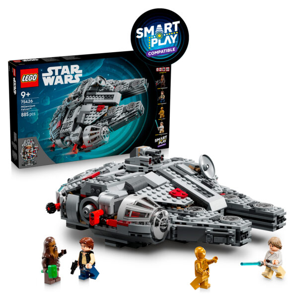 75426 lego starwars millennium falcon smart play 1