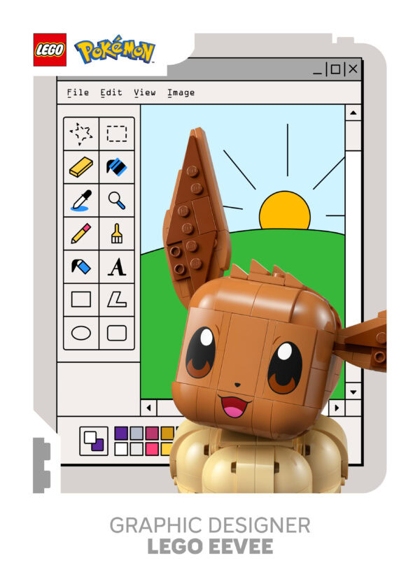 graphic designer lego eevee
