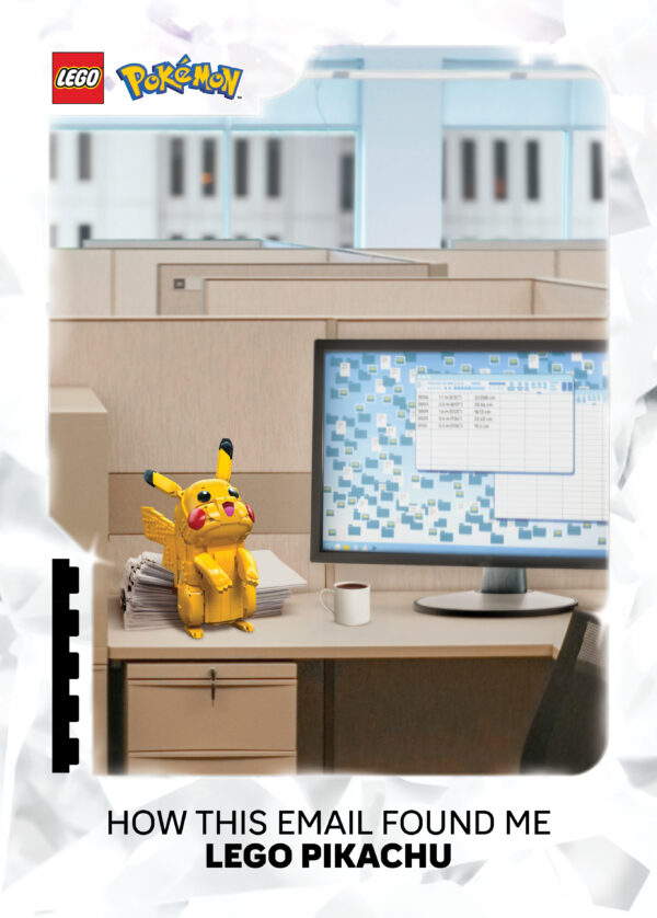 how this email found me lego pikachu