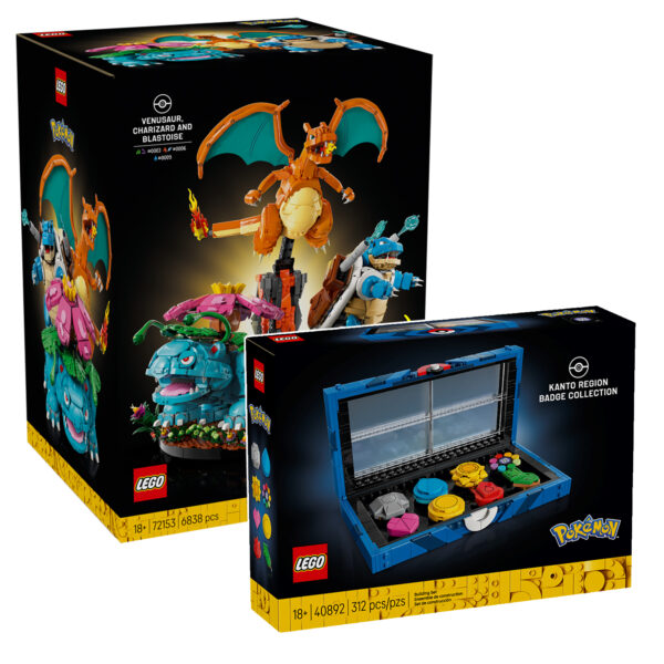 LEGO Pokémon 72153 Venusaur, Charizard and Blastoise : plus de 50 000 précommandes enregistrées en quelques heures