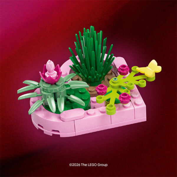En février 2026 dans ton LEGO Store : un cœur en fleurs LEGO offert
