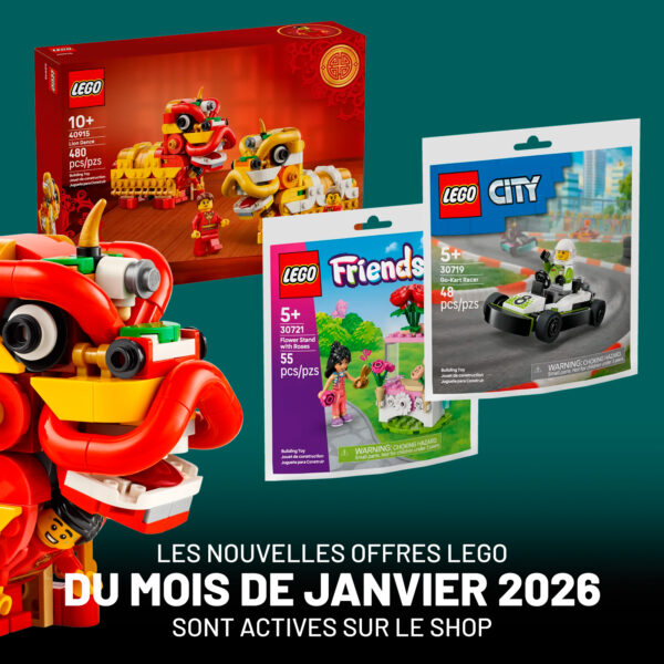 Sur le Shop LEGO : le set LEGO 40915 Lion Dance est offert dès 150 € d'achat