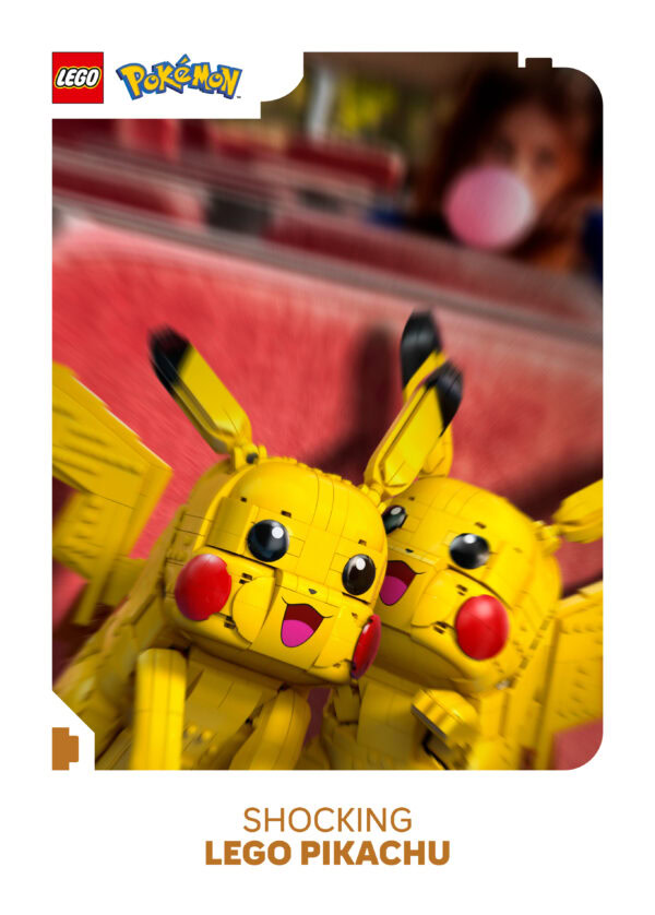 pokemon lego hunt shocking pikachu card