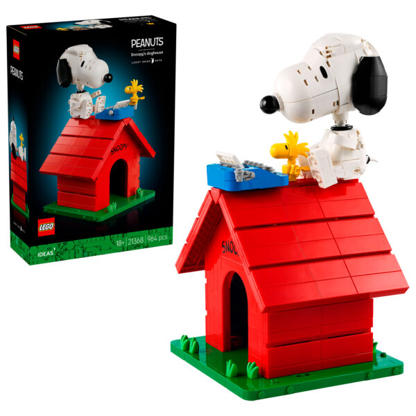 Nouveauté LEGO IDEAS 2026 : le set 21368 Peanuts: Snoopy's Doghouse est en précommande sur le Shop