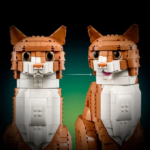 21376 lego ideas orange cat 3