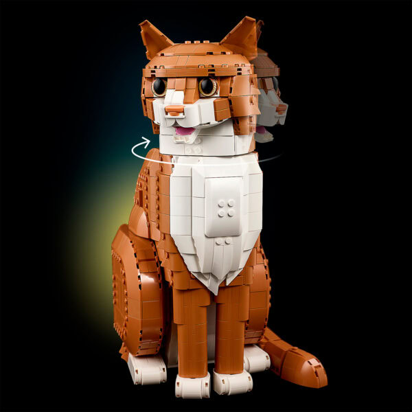 21376 lego ideas orange cat 4