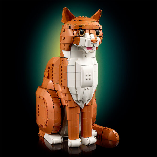 21376 lego ideas orange cat 5