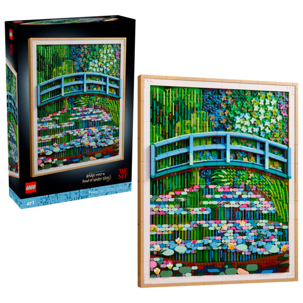 Nouveauté LEGO ART 2026 : le set 31220 Claude Monet: Bridge over a Pond of Water Lilies est en ligne sur le Shop