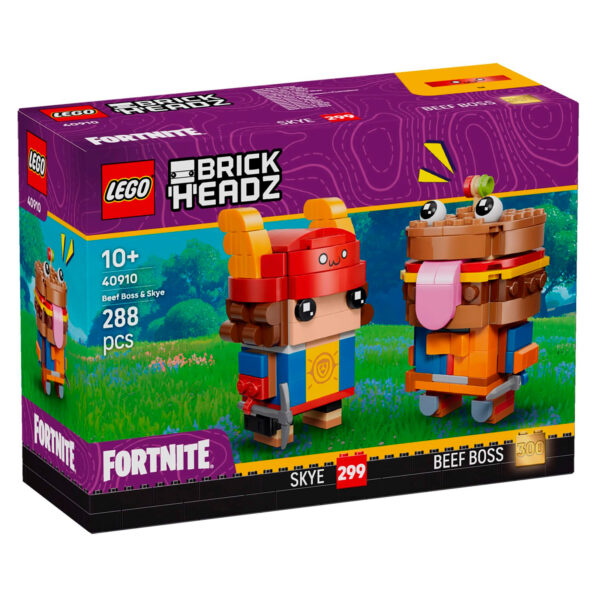 Nouvelle récompense Insiders 2026  : LEGO BrickHeadz FORTNITE 40910 Beef Boss & Skye