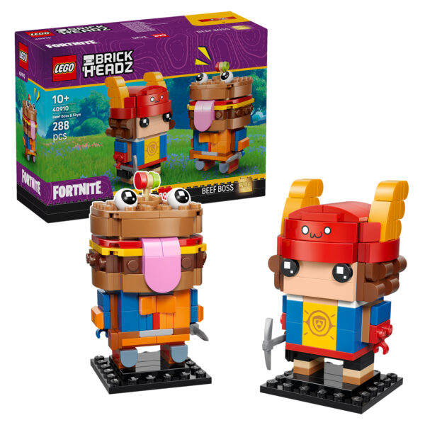Nouvelle récompense Insiders 2026  : LEGO BrickHeadz FORTNITE 40910 Beef Boss & Skye