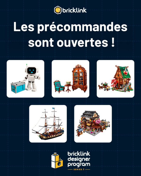 LEGO Bricklink Designer Program Series 7 : les précommandes sont ouvertes