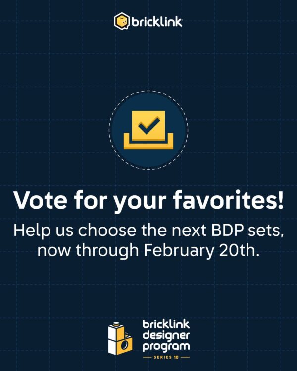 lego bricklink designer program series 10 vote opened