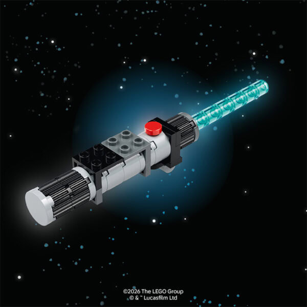 En mars 2026 dans ton LEGO Store : un sabre laser LEGO Star Wars offert