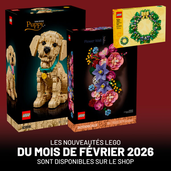 Sur le Shop LEGO : les nouveautés de février 2026 sont disponibles