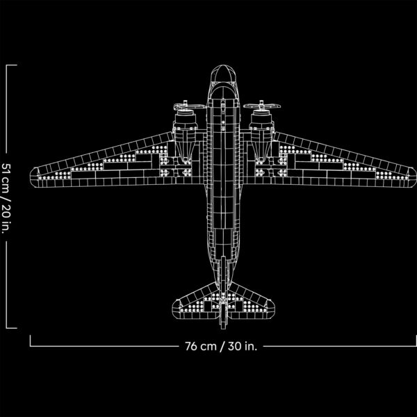 11378 レゴ アイコン ダグラス DC-3 パナム航空 10