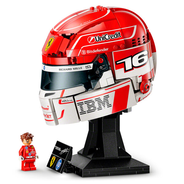 43014 lego edições scuderia ferrari hp capacete charles leclerc 3