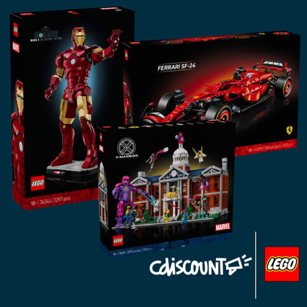 Cdiscount는 2026년 3월까지 성인용 레고 제품을 할인 판매합니다.