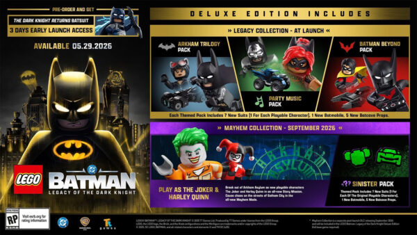 Lego Batman Legacy Dark Knight Deluxe Edition indhold