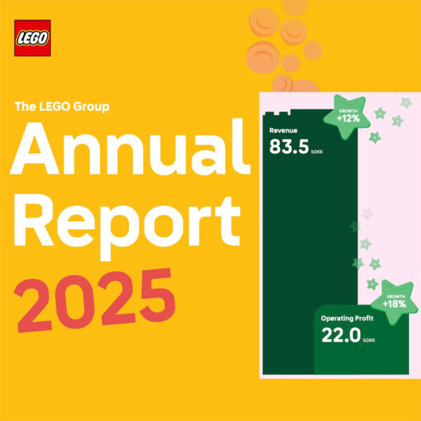 Resultados financieros de LEGO para 2025: aún más ventas y aún más beneficios