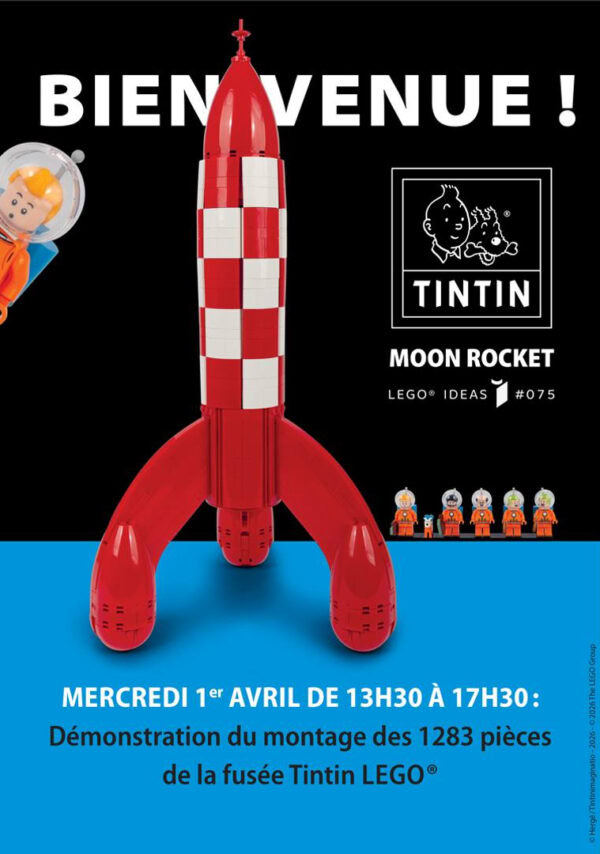 Lego Ideas 21367 Tintín Luna Cohete Bruselas