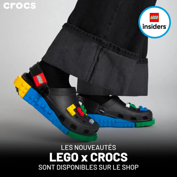 レゴ×クロックスのコラボレーション：新商品はショップで販売中です