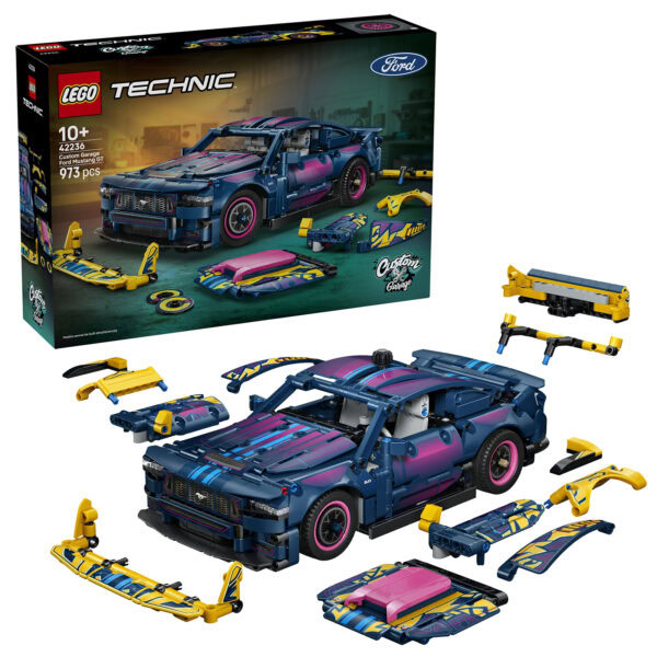 42236 LEGO Technic specialbygget garage Ford Mustang GT 4