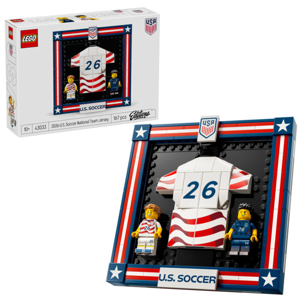 43033 レゴエディション 2026 アメリカサッカー代表チームユニフォーム