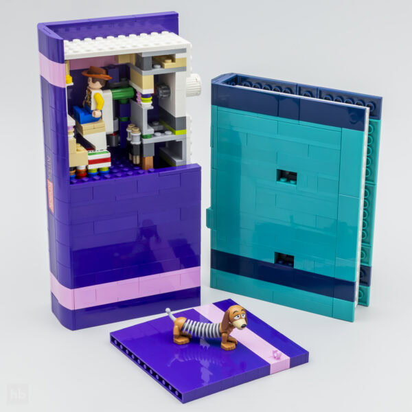 43301 レゴ ディズニー ピクサー トイ・ストーリー スリンキー・ドッグ ブックエンド レビュー 6