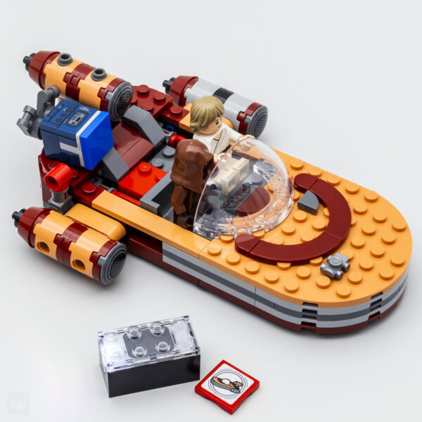 75420 Lego Star Wars Smart Play Luke Landspeeder reseña 5