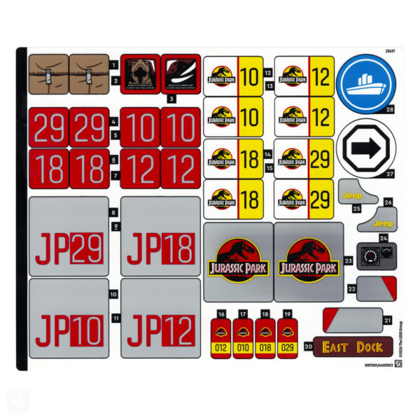 Recensione del set Lego Jurassic World Jurassic Park Jeep Wrangler 77984 (18 pezzi)