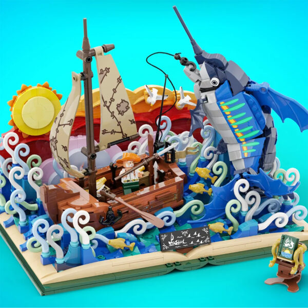 Lego-ideer den gamle mand og havet