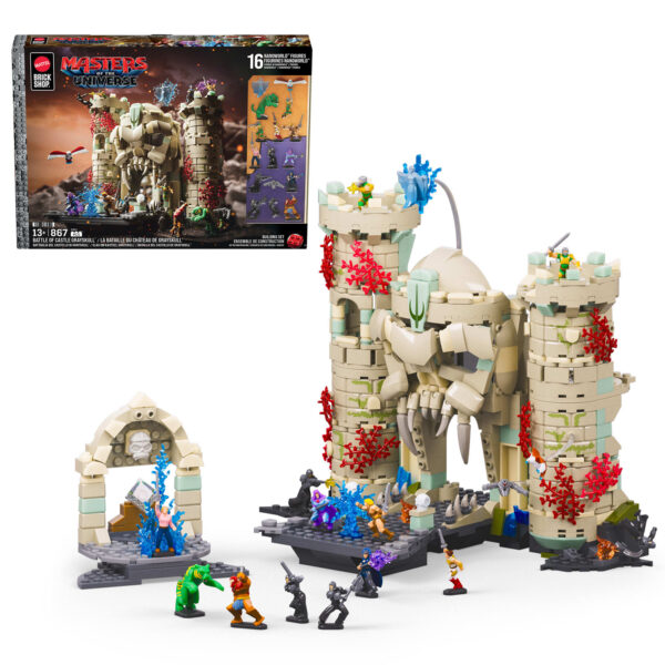 マテル ブリックショップ マスターズユニバース キャッスルグレイスカルの戦い jmb32