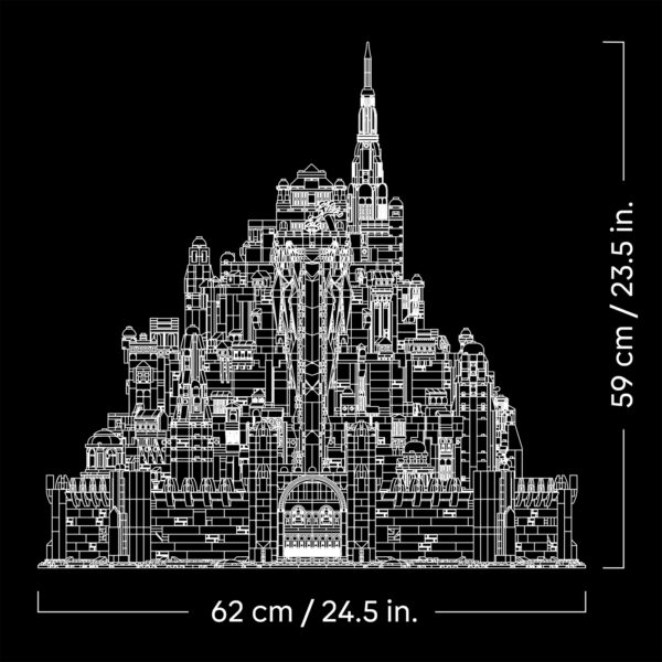 11377 lego icons the lord of the rings minas tirith 2026 11